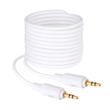 6FT 3.5MM PLUG TO 3.5MM PLUG GOLD-PLATED AUXILIARY CABLE