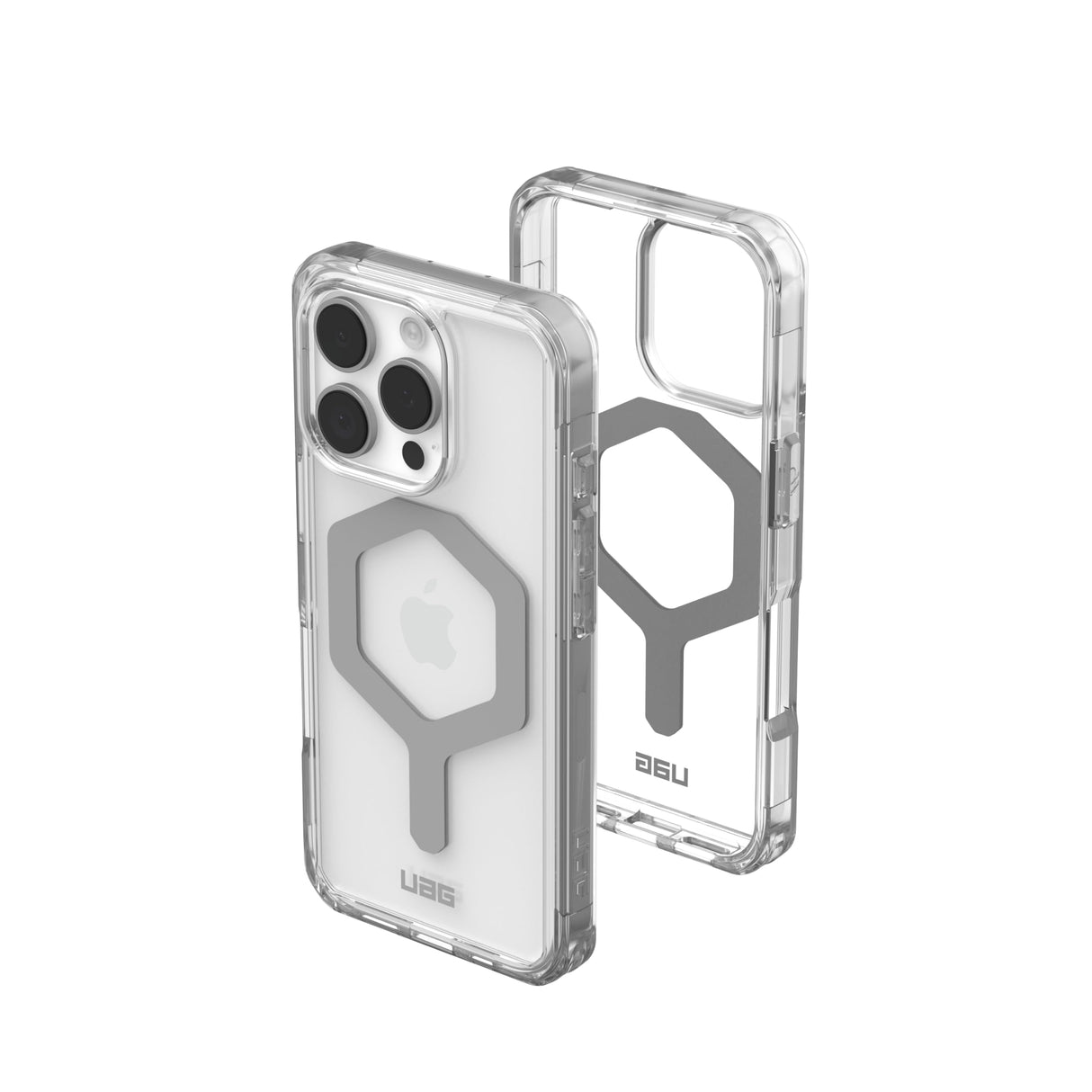 Urban Armor Gear (uag) -  Plyo Magsafe Case For Apple Iphone 16 Pro - Ice And Silver