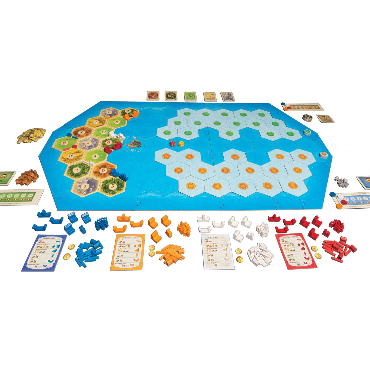 CATAN Explorers & Pirates Board Game Expansion - Set Sail on Epic Adventures! Strategy Game, Family Game for Kids and Adults, Ages 12+, 3-4 Players, 90 Minute Playtime, Made by CATAN Studio