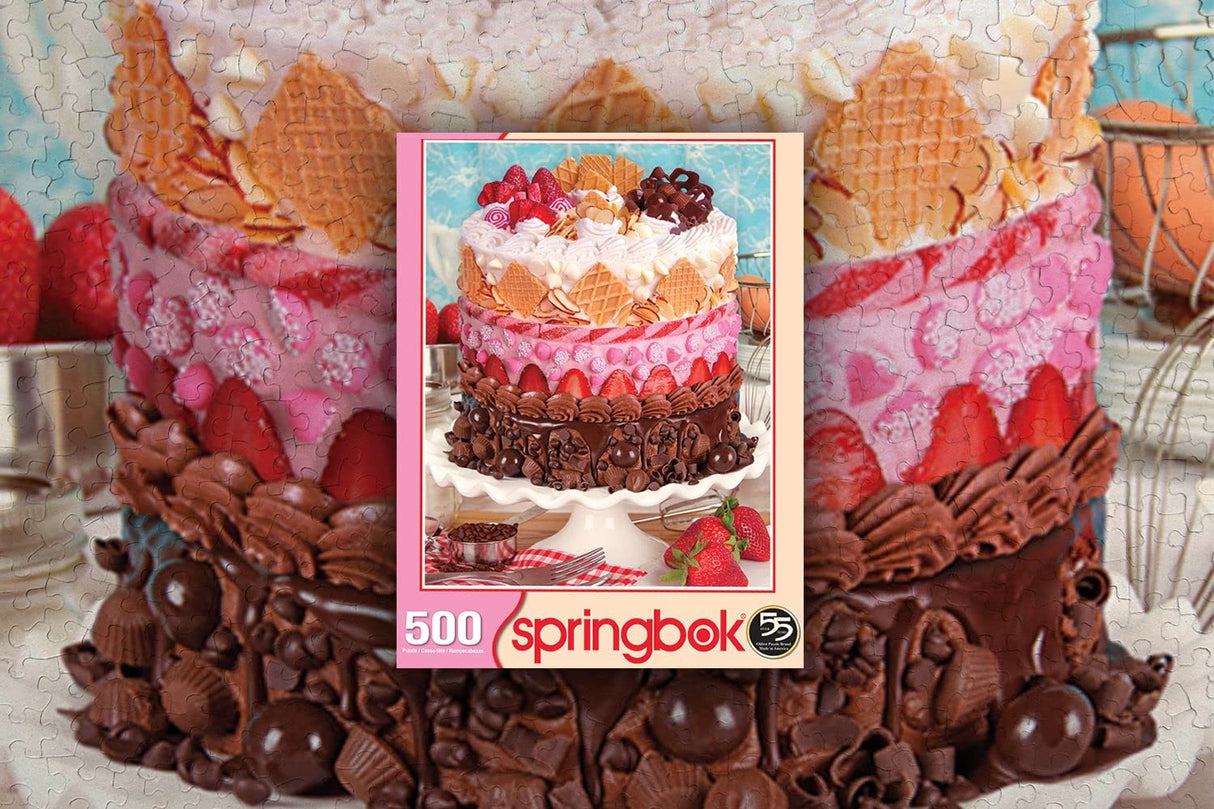 Springbok's 500 Piece Jigsaw Puzzle Icing on the Cake, Multi