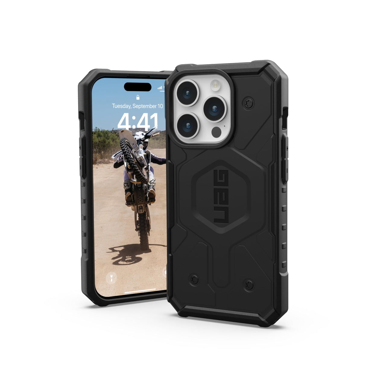 Urban Armor Gear (uag) - Pathfinder Magsafe Case For Apple Iphone 15 Pro - Black