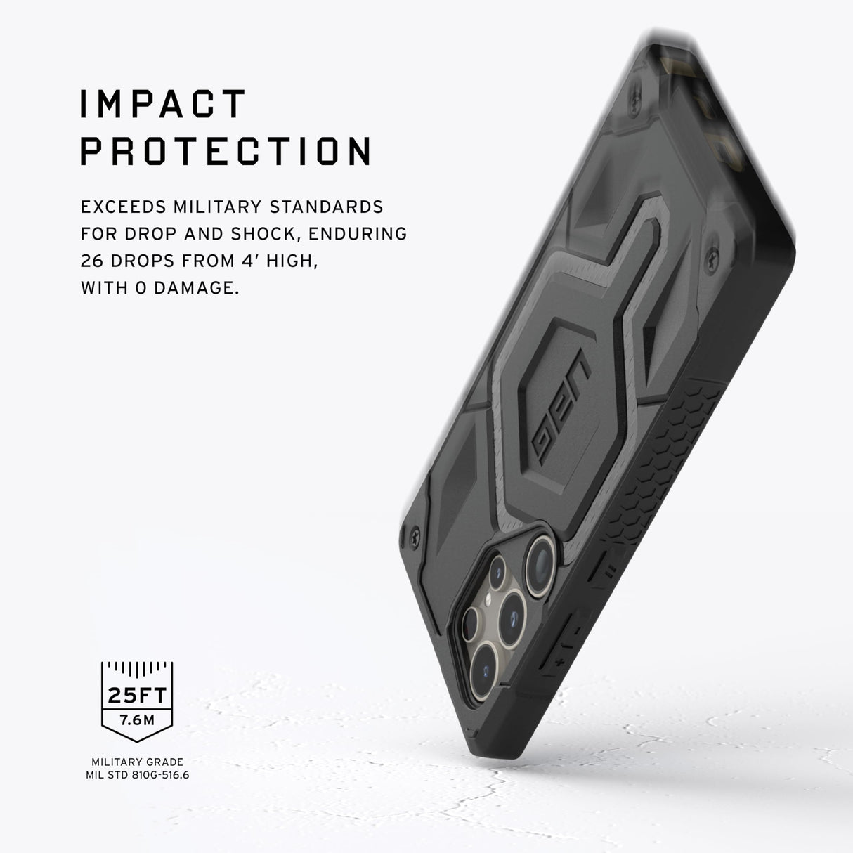 Urban Armor Gear (uag) - Monarch Pro Case For Samsung Galaxy S24 Ultra - Carbon Fiber