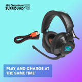 Jbl - Quantum 610 Wireless Bluetooth Over Ear Gaming Headset - Black