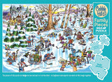 Cobble Hill Family Piece's 350 Puzzle - Hockey Town - Sample Poster Included