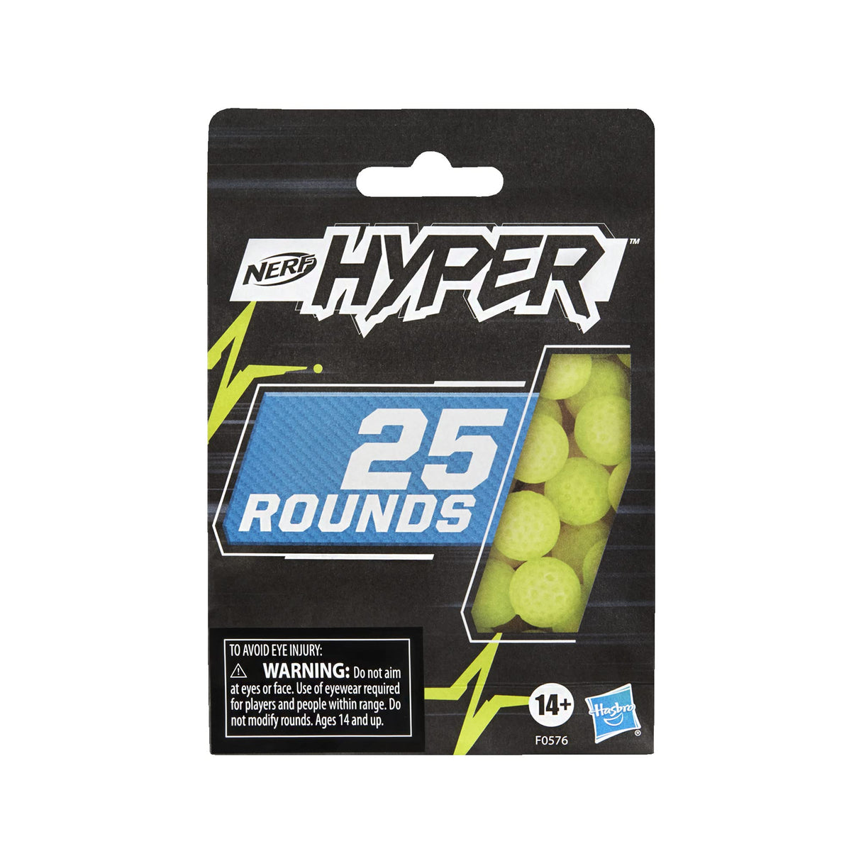 Nerf Hyper 25-Round Boost Refill, Includes 25 Hyper Rounds, for Use Hyper Blasters, Stock Up Hyper Games,Multi