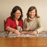 Cobble Hill 500 Piece Puzzle - Shooting The Breeze - Sample Poster Included