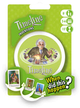 Timeline Inventions Card Game - Test Your Knowledge of History's Greatest Innovations! Fun Educational Trivia Game for Kids & Adults, Ages 8+, 2-6 Players, 15 Minute Playtime, Made by Zygomatic