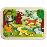 Janod Forest Chunky Puzzle - 7 Pieces - Ages 18 Months+