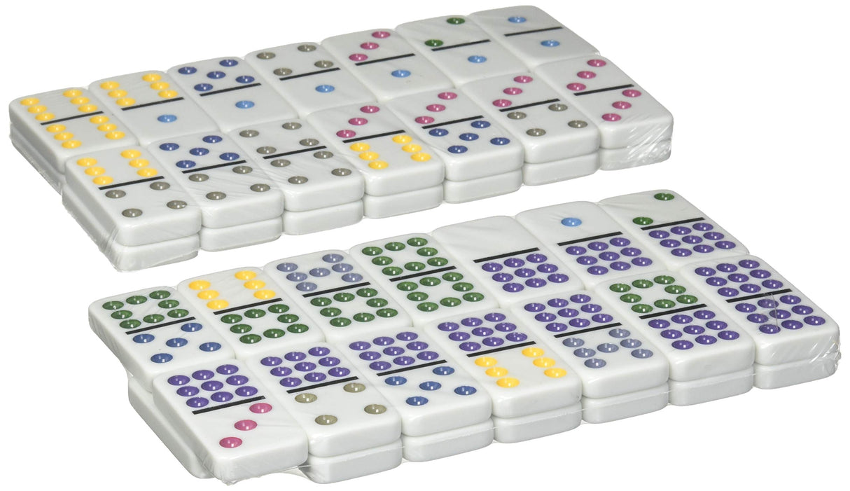 Pressman Dominoes Double 9 in tin