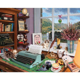 White Mountain Puzzles Writer’s Desk - 1000 Piece Jigsaw Puzzle