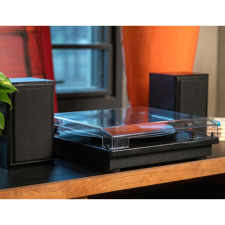 Victrola - Montauk Bluetooth Turntable System - Black