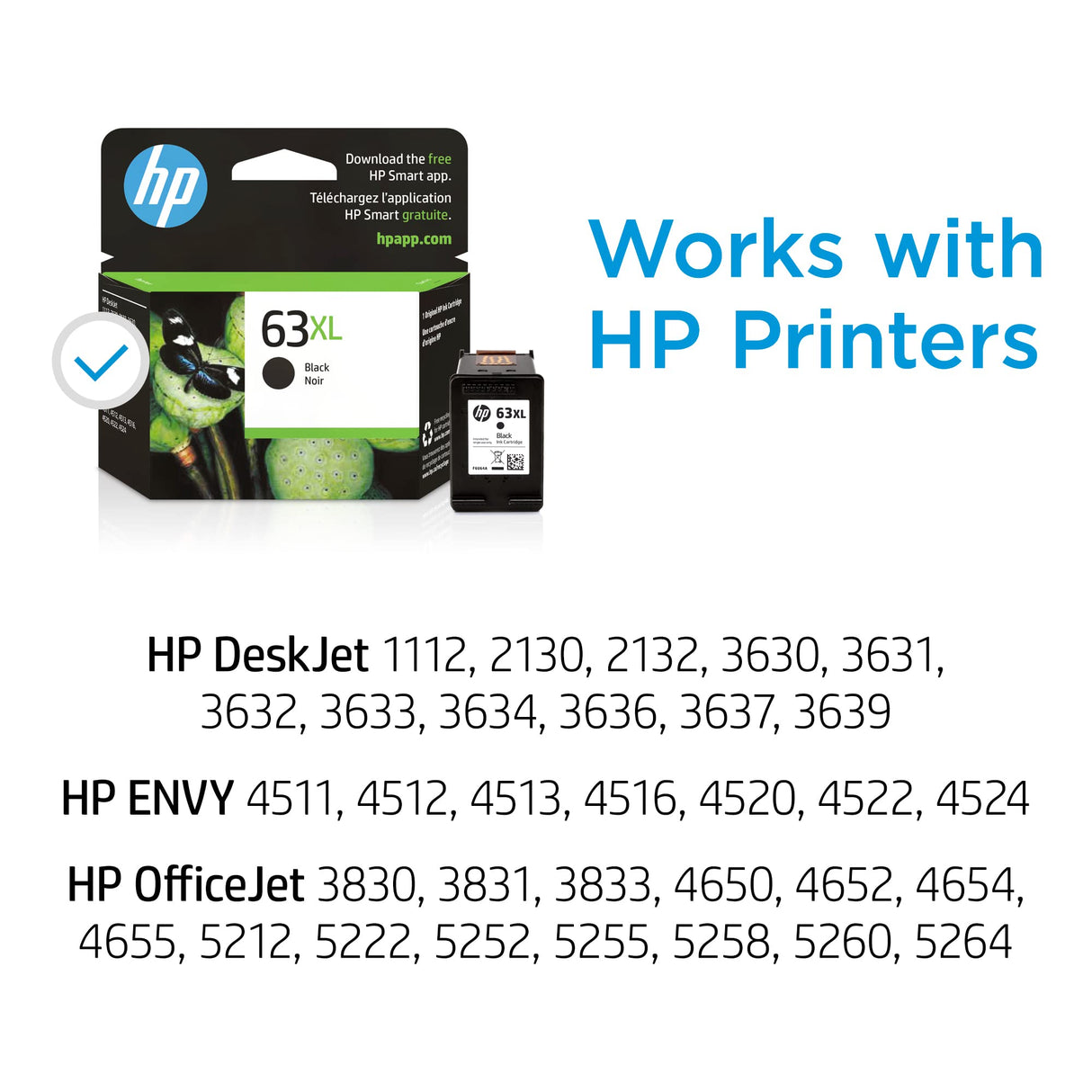 HP 63XL Black High-yield Ink Cartridge