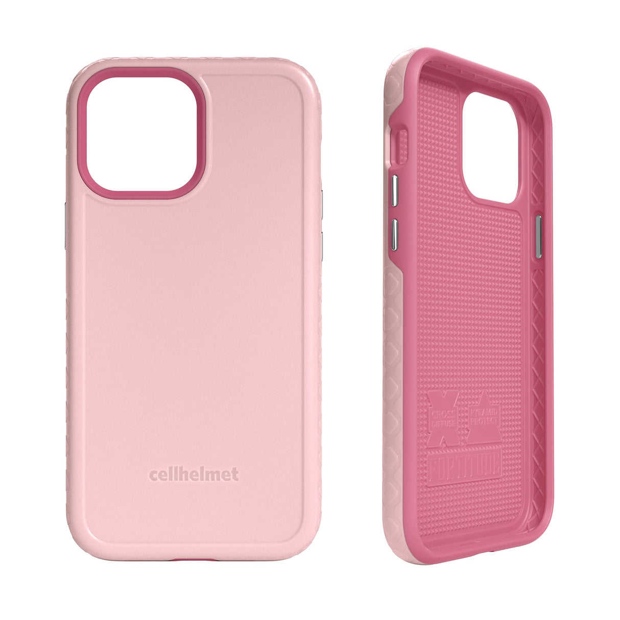 IPHONE 13 PRO MAX CELLHELMET - FORTITUDE CASE FOR - PINK MAGNOLIA