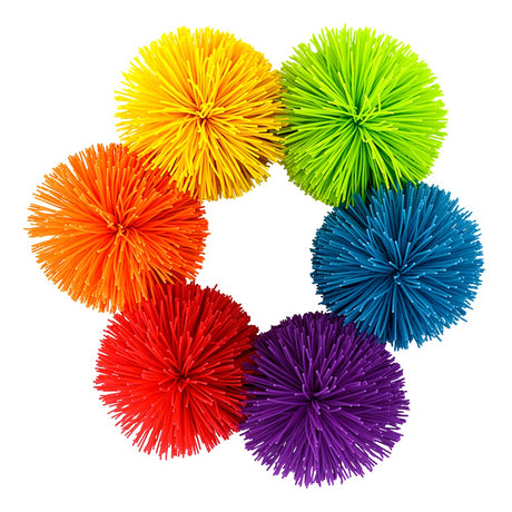 Koosh Balls 3 inch, Assorted Colors - Kids Outdoor Toys, Beach Toys, Kids Games, Outdoor Games for Adults and Family, Outdoor Games for Kids, Kids Toys, Fidget Toys for Kids, Ages 3+