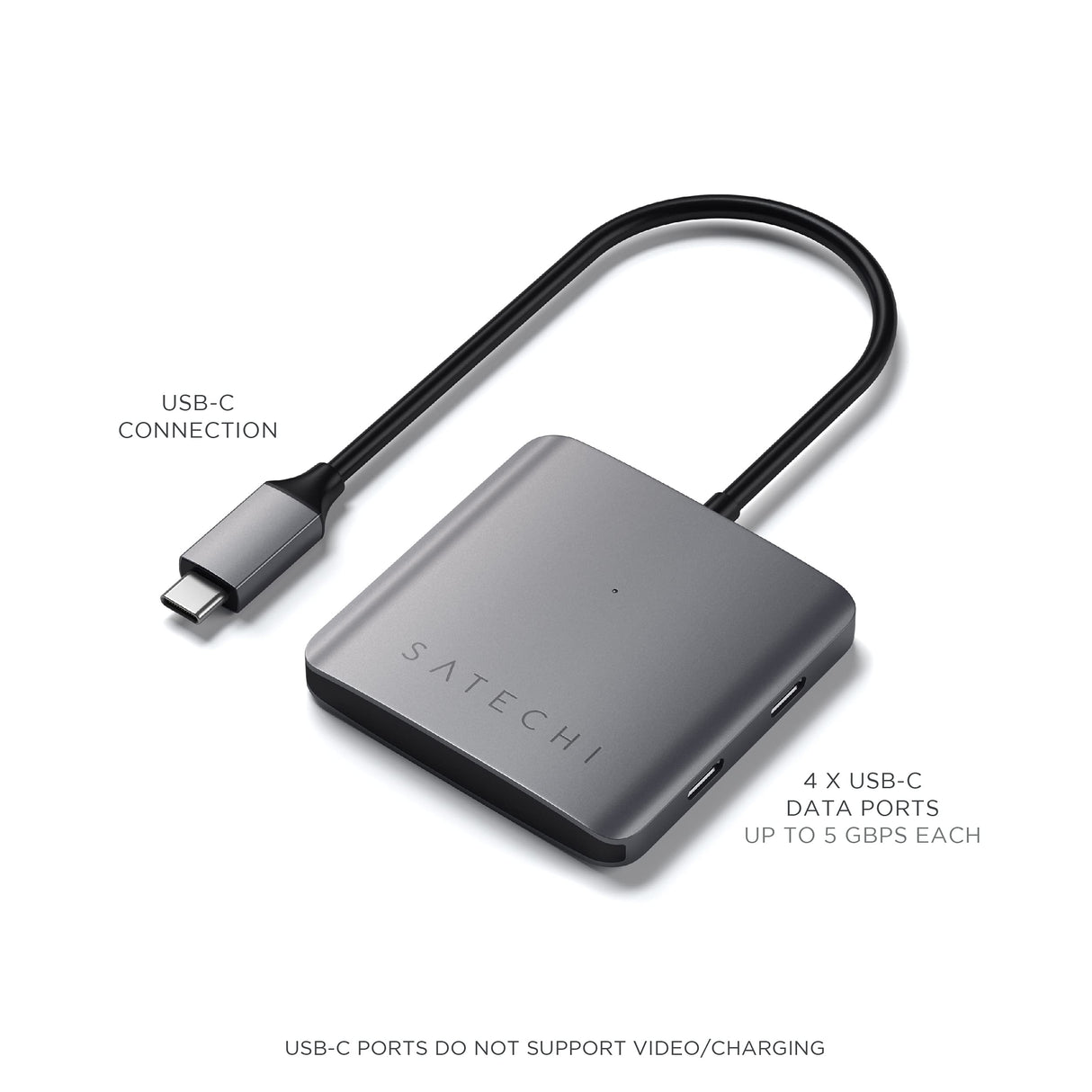 Satechi - 4 Port Usb C Hub - Space Gray