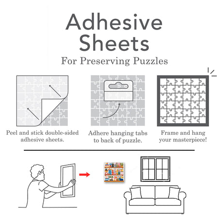 Galison - Puzzle Glue Sheets