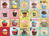 Cobble Hill 275 Piece Easy-Handling Puzzle - Cupcake Cafe - Sample Poster Included