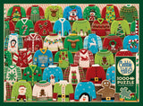 Cobble Hill 1000 Piece Puzzle - Ugly Xmas Sweaters - Sample Poster Included