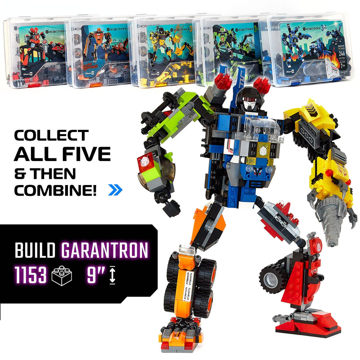 Build Your Robot Kit (238 Pc) Robotryx Zakarpian