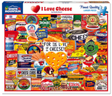 White Mountain Puzzles I Love Cheese 1000 Piece Jigsaw Puzzle