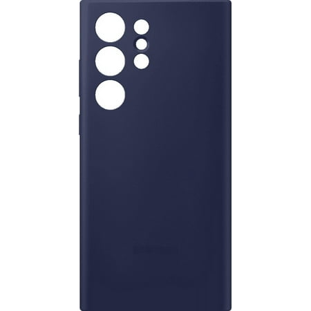 Samsung - Silicone Cover Case For Samsung Galaxy S23 Ultra - Dark Blue