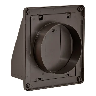 Lambro® 6-In. Plastic Wall Exhaust or Air Intake Vent with Hinged Screen and Removable Damper, 351 (Brown)