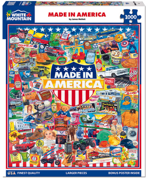 White Mountain Puzzles - Made In America - 1000 Piece Jigsaw Puzzle