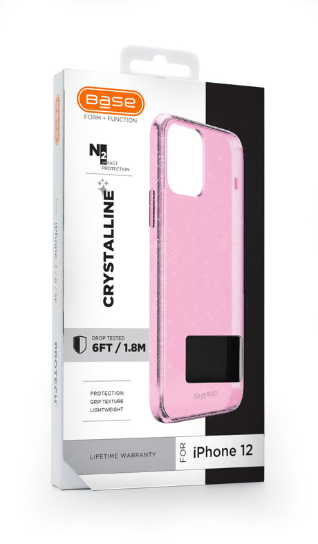Base Crystalline for iPhone 12 / iPhone 12 Pro (6.1) - Pink