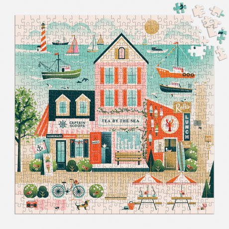 Galison - Beside the Sea 500 Piece Puzzle