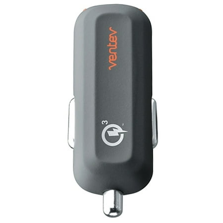 Ventev - Qc3.0 24w Dashport Rq1300 Mini Usb A Car Charger - Gray