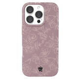 Velvet Caviar - MagSafe Case for Apple iPhone 16 Pro - Dusty Rose Chrome Floral