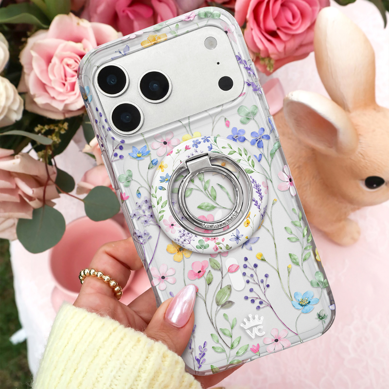 VELVET CAVIAR - Magnetic Phone Ring & Stand - Enchanted Floral