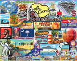 White Mountain I Love South Carolina - 1000 Piece Jigsaw Puzzle