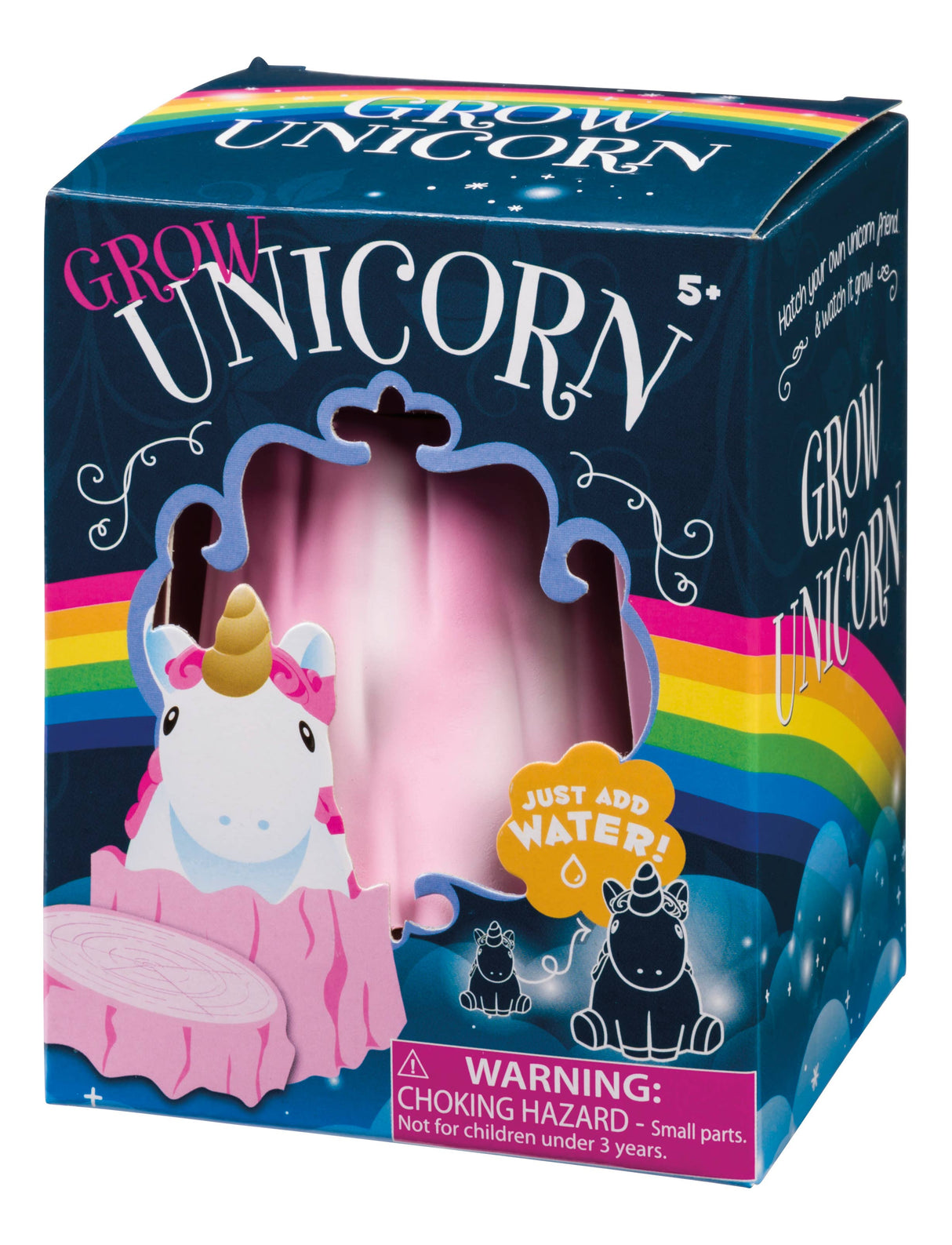 Toysmith - Grow Unicorn, Just Add Water, Display of 12