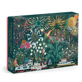 Galison - Fireworks Jubilee 1000 Piece Foil Puzzle
