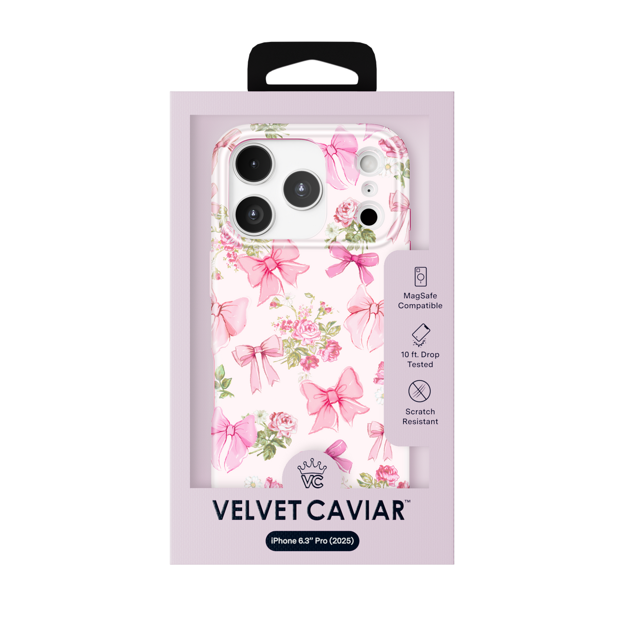 VELVET CAVIAR - IPhone 17 Pro MagSafe Case - Posie Pink Bow
