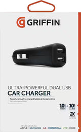 Griffin - PowerJolt Dual Universal Vehicle Charger - Black