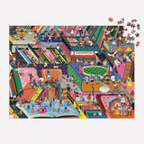 Galison - Novel Neighborhood 1000 Piece Foil Puzzle