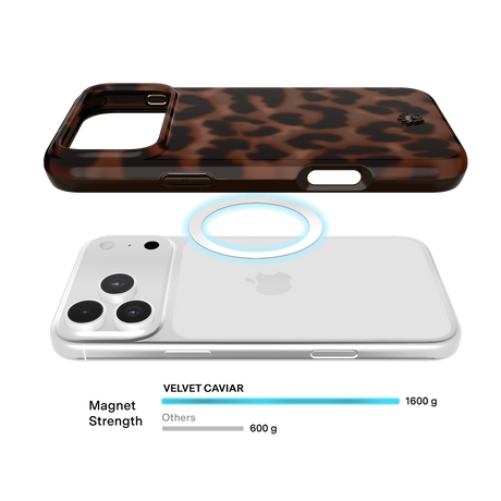 VELVET CAVIAR - IPhone 17 Pro Max MagSafe Case Open Camera - It Girl Leopard