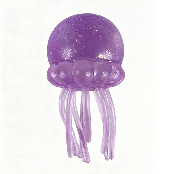 Showcase - SugarSqueez Squishies® Maltose Jellyfish Glitter Fidget Stress Ball (1pc) Assorted Colors