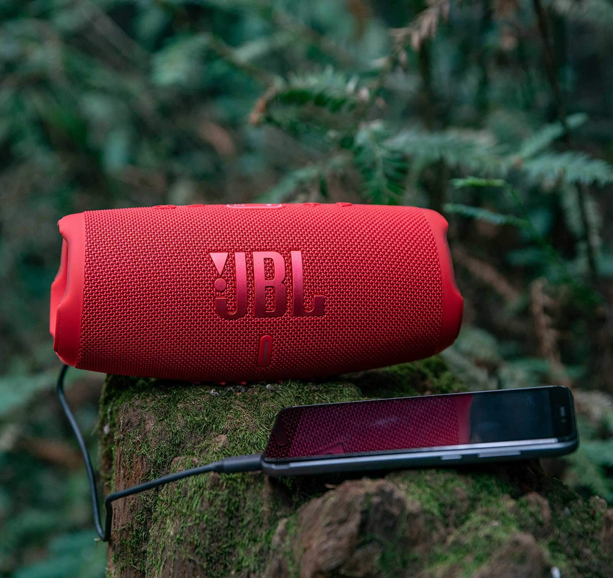 Jbl - Charge 5 Waterproof Bluetooth Speaker - Red