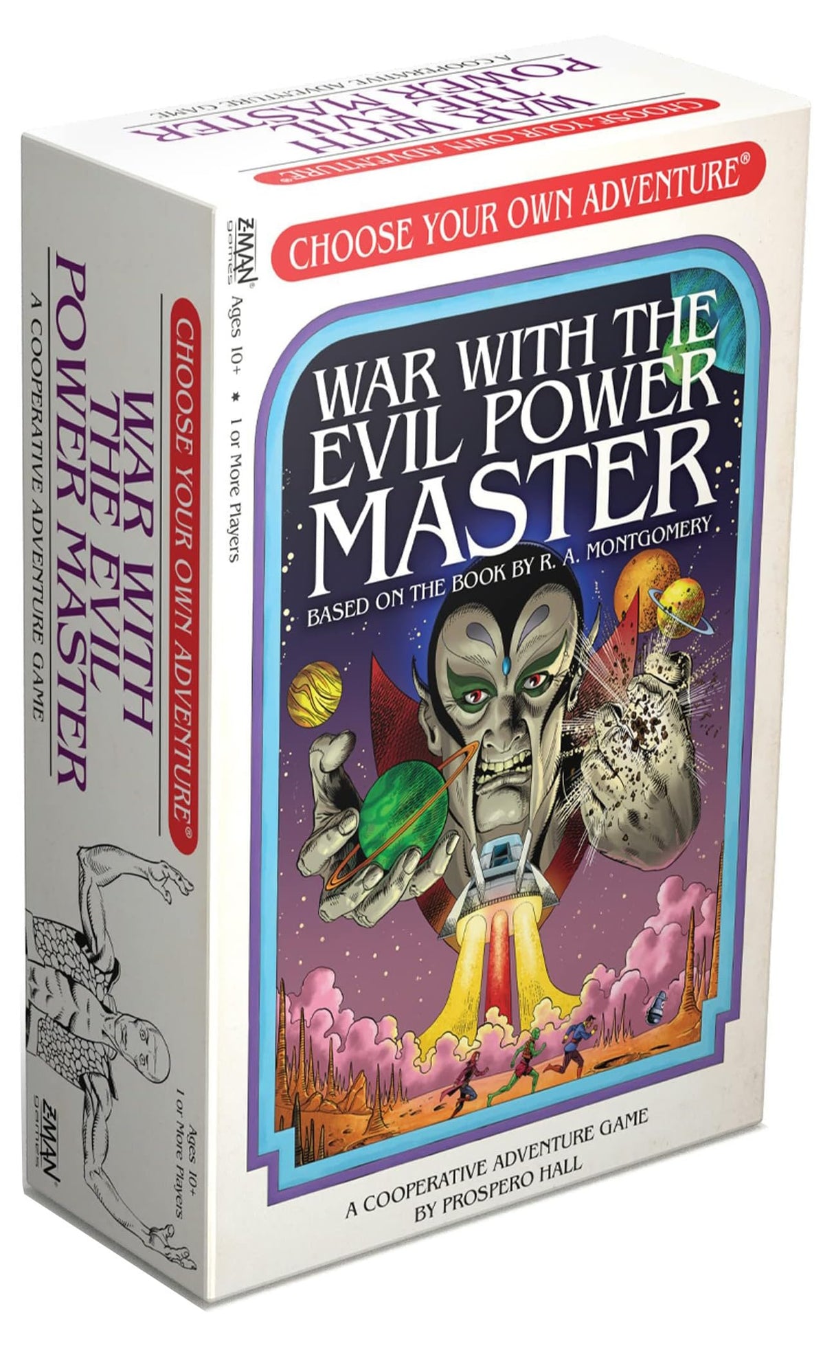 Choose Your Own Adventure: War with The Evil Power Master Board Game - Save The Galaxy in a Cooperative Narrative Adventure! Ages 10+, 1+ Players, 1+ Hour Playtime, Made by Z-Man Games