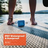 Jbl - Go 3 Eco Waterproof Bluetooth Speaker - Forest Green