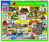 White Mountain Puzzles I Love Camping - 1000 Piece Jigsaw Puzzle