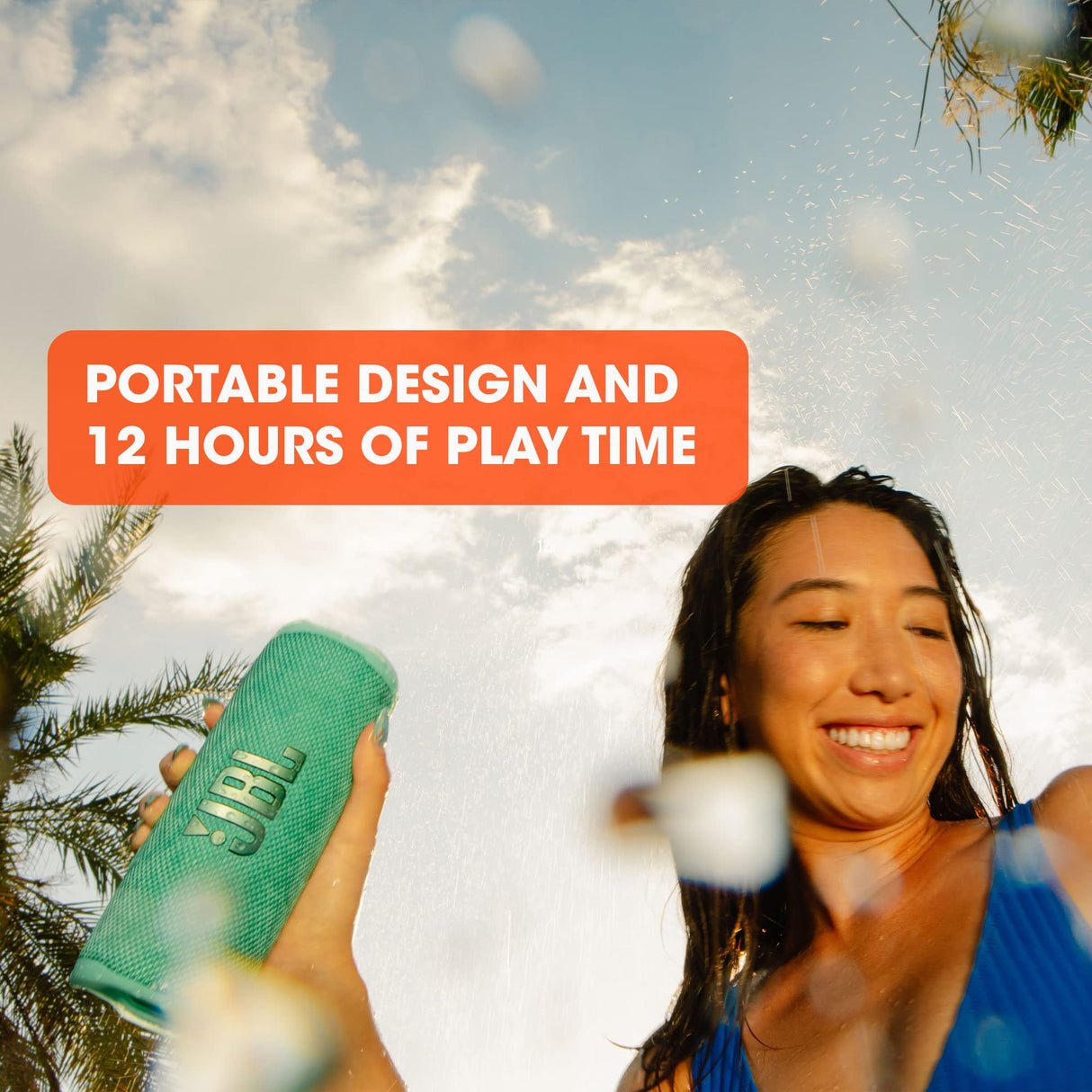 Jbl - Flip 6 Waterproof Bluetooth Speaker - Teal