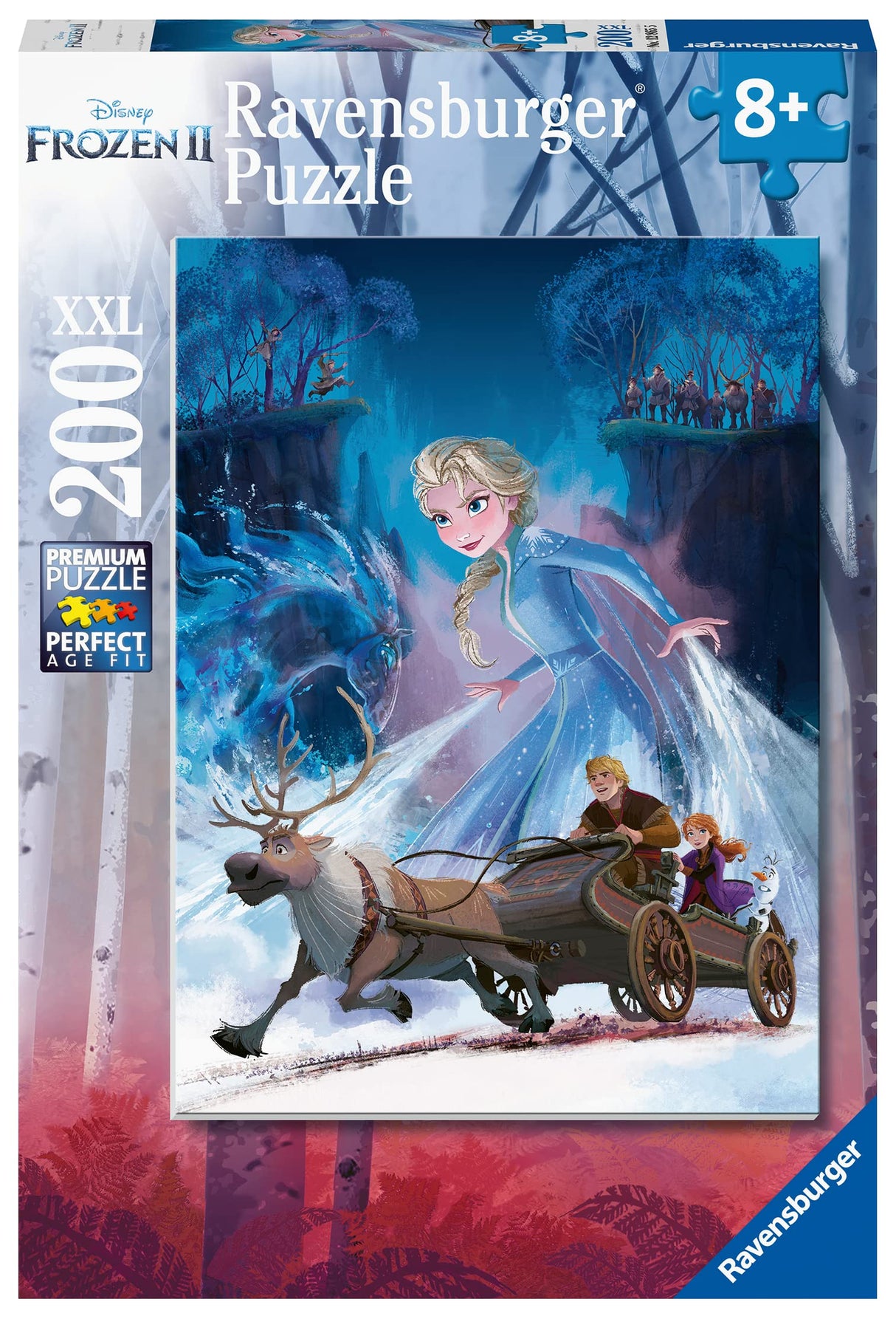 Ravensburger Disney Frozen 2 - The Mysterious Forest - 200 Piece Jigsaw Puzzle for Kids - Every Piece is Unique - Pieces Fit Together Perfectly