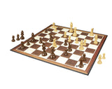 Family Classics Chess by Pressman - with Folding Board and Full Size Chess Pieces