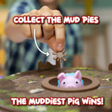 PlayMonster Pigs on Trampolines Board Games – Family Game, Kids Games, Multi-Player, Board Games for Family Night, Preschool Toys, Hand-Eye-Coordination Game, The Muddiest Pig Wins The Game, Ages 6+