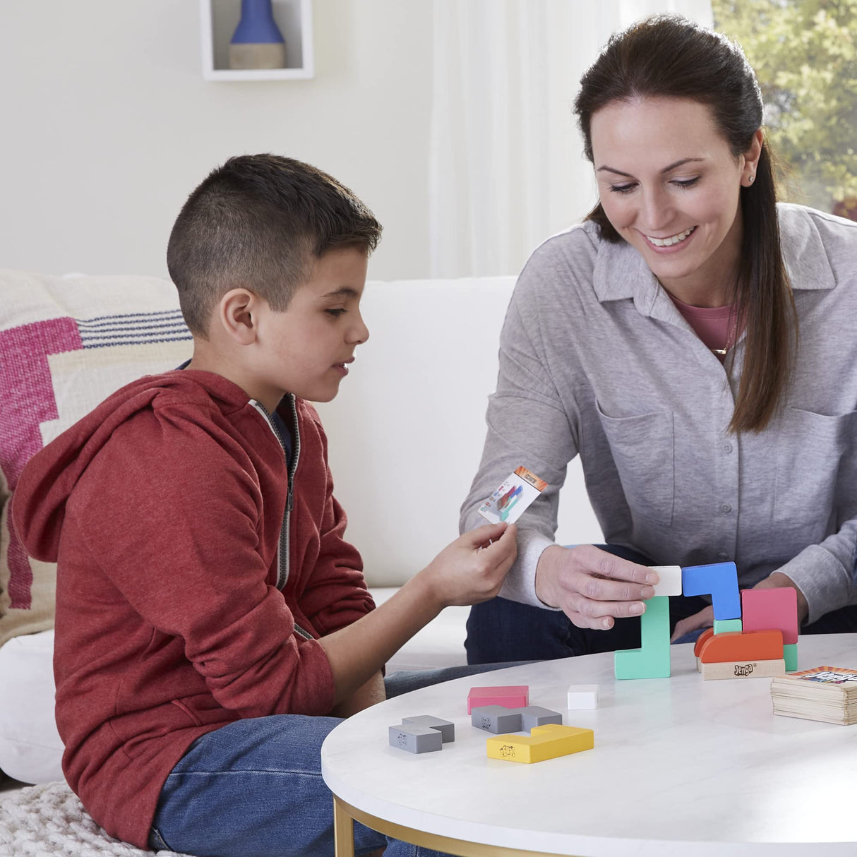 Hasbro Gaming Jenga Maker, Wooden Blocks, Stacking Tower Game, Game for Kids Ages 8 and Up, Game for 2-6 Players, Play in Teams