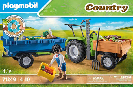 Playmobil Harvester Tractor with Trailer